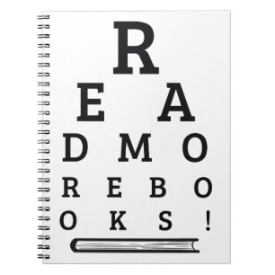 Caderno Espiral Leia mais livros