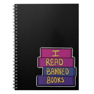 Caderno Espiral Leio Livros Banidos