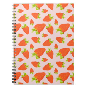 Caderno Espiral Leite de morango