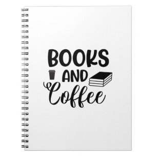 Caderno Espiral Leitura De Livros De Arte E Café