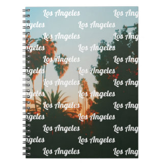Caderno Espiral Lembrança de viagem de Los Angeles, West Hollywood