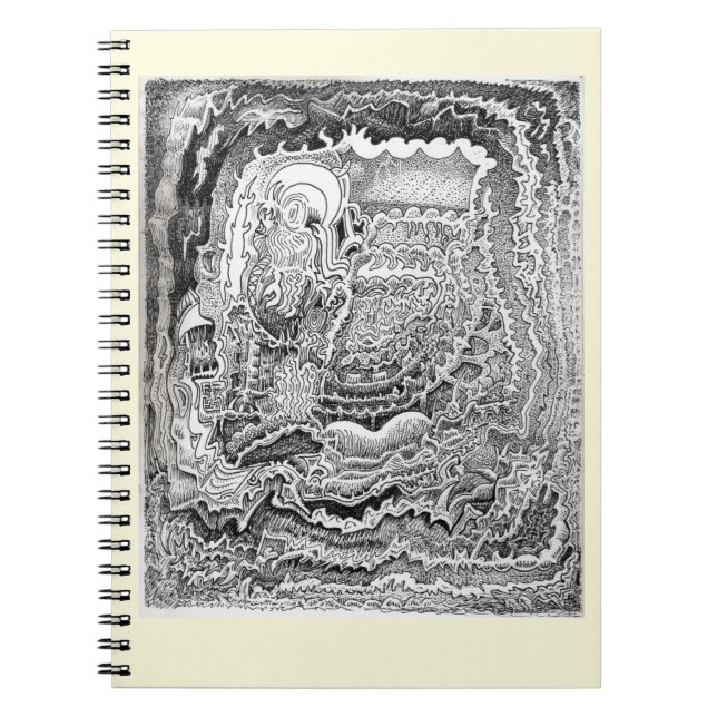 Caderno Espiral Lembrete do Cérebro Antigo (Frente)