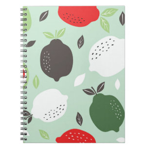 Caderno Espiral Lemons Citrus Fruta Vintage Wallpaper