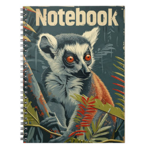 Caderno Espiral Lemur Vintage