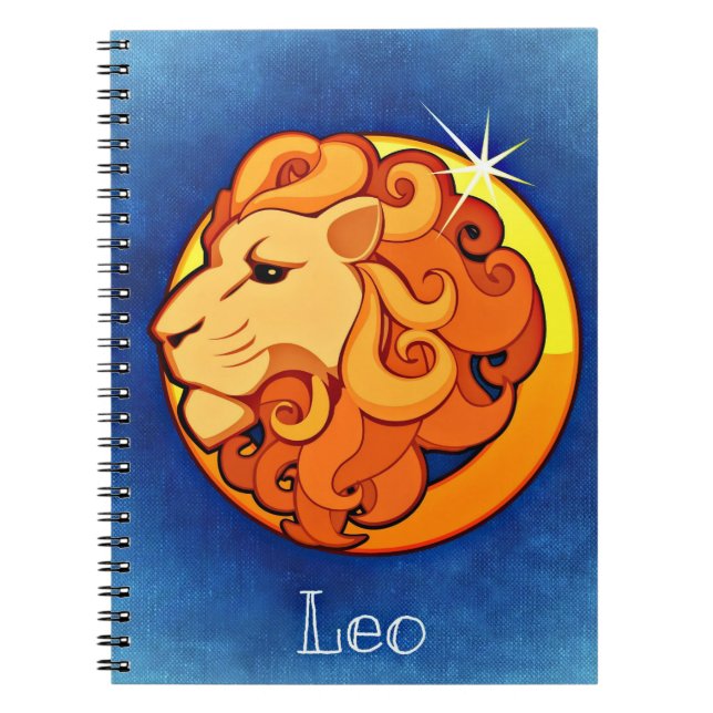 Caderno Espiral Leo, Leone (Frente)