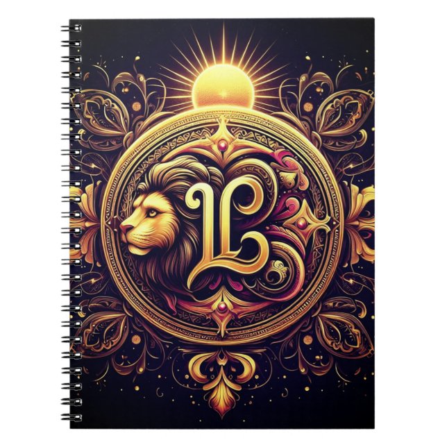 Caderno Espiral Leo, o notebook do leão (Frente)