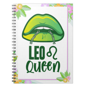 Caderno Espiral Leo Queen
