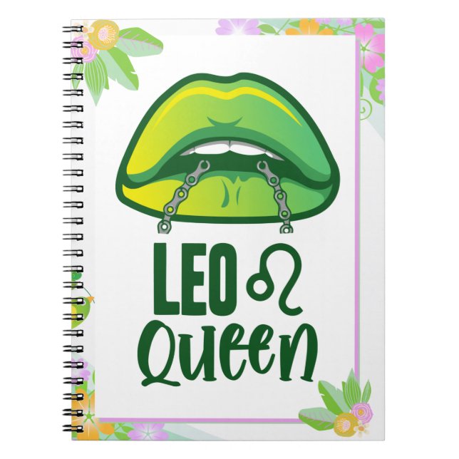 Caderno Espiral Leo Queen (Frente)