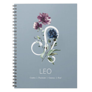 Caderno Espiral Leo Zodiac - Sinal de estrela