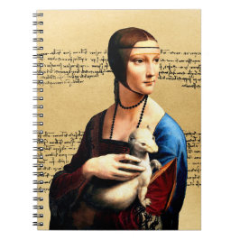 Caderno Espiral Leonardo da Vinci Lady com Ermine