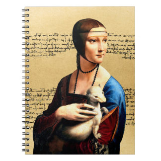 Caderno Espiral Leonardo da Vinci Lady com Ermine