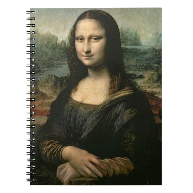 Caderno Espiral Leonardo Vinci | Mona Lisa, c.1503-6 (Frente)