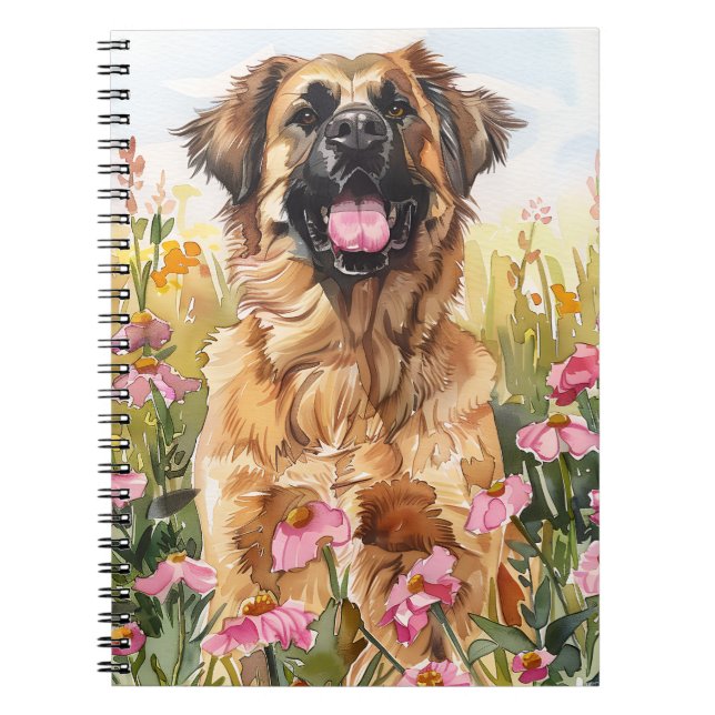 Caderno Espiral Leonberger Watercolor Journal (Frente)