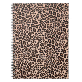 Caderno Espiral Leopard Animal Print Spiral Notebook School/Escrit