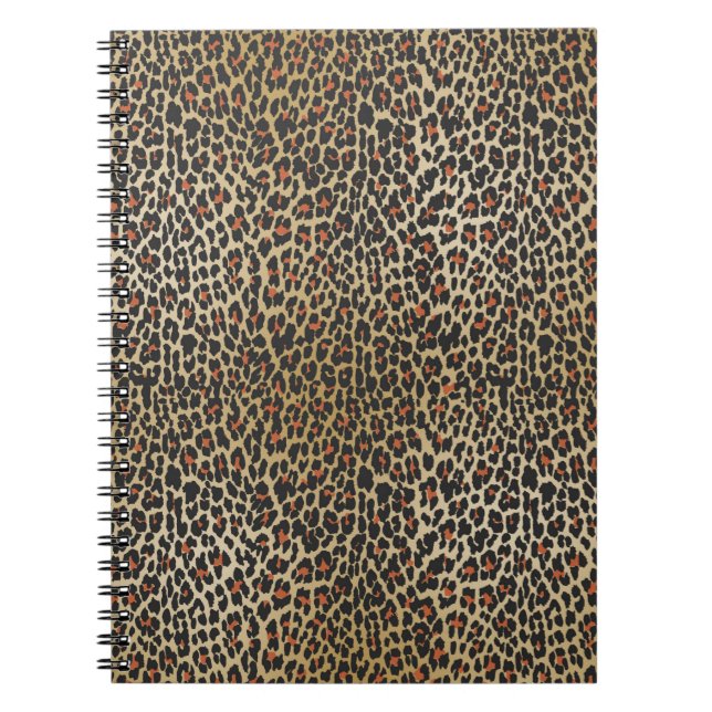 Caderno Espiral Leopard Skin Impressão (Frente)