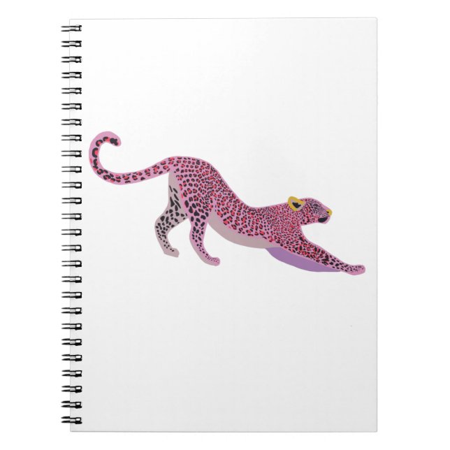 Caderno Espiral Leopard Stretching (Frente)