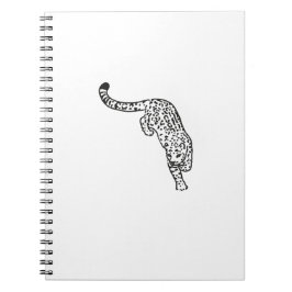 Caderno Espiral Leopard Tattoo Vintage