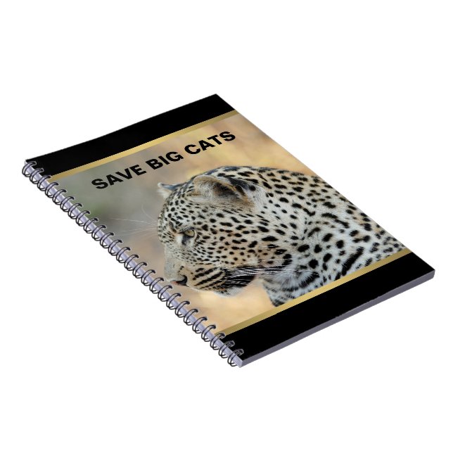 Caderno Espiral Leopardo 1 (Lado Direito)