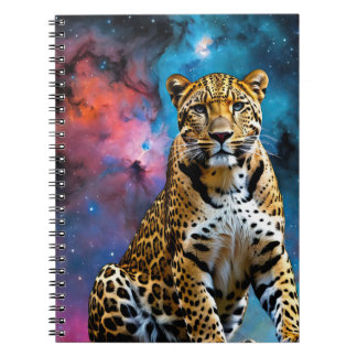 Caderno Espiral Leopardo Cósmico