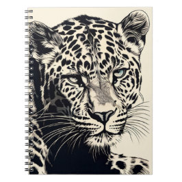 Caderno Espiral Leopardo | Diário para notebook