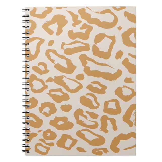Caderno Espiral Lepard Cat Art Animal Art Amante de os animais Art (Frente)