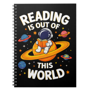 Caderno Espiral Ler é fora deste mundo