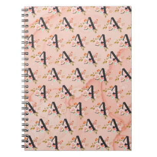 Caderno Espiral Letra A