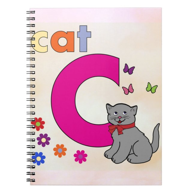 Caderno Espiral Letra Cat C (Frente)