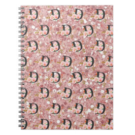 Caderno Espiral Letra D