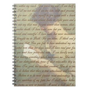 Caderno Espiral Letra da persuasão
