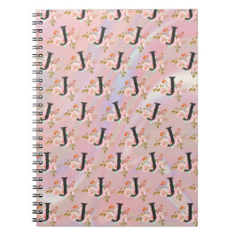 Caderno Espiral Letra J