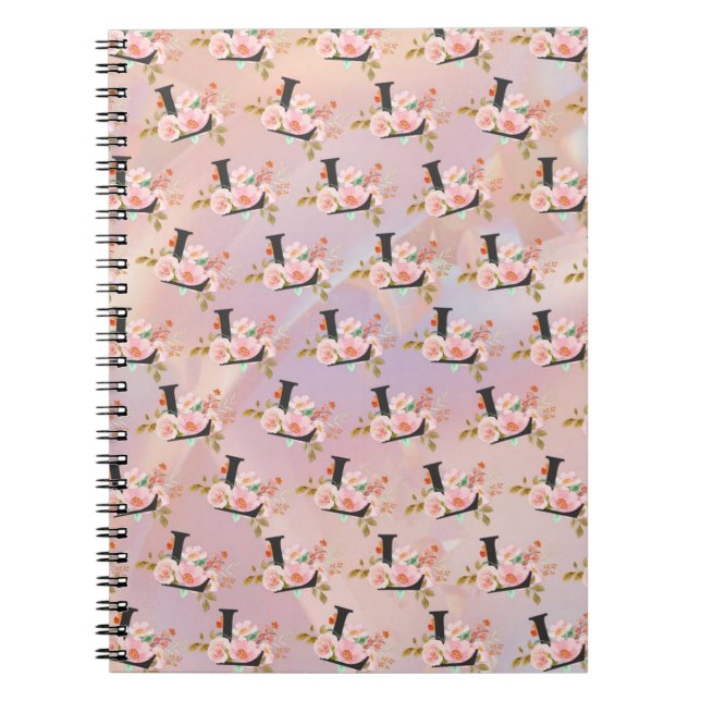 Caderno Espiral Letra L (Frente)