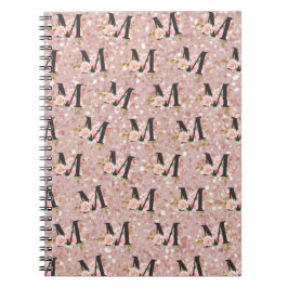 Caderno Espiral Letra M