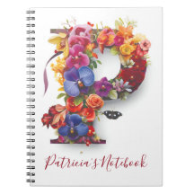 Letra Notebook Personalizada P