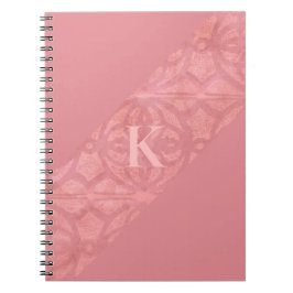 Caderno Espiral Letra Ruddy Pink Batik