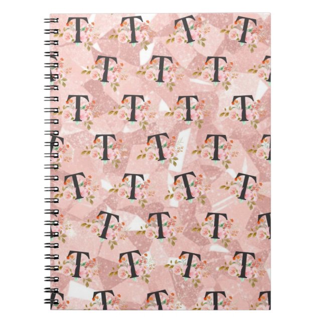 Caderno Espiral Letra T (Frente)