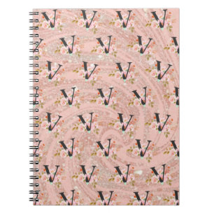 Caderno Espiral Letra V