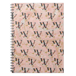 Caderno Espiral Letra W