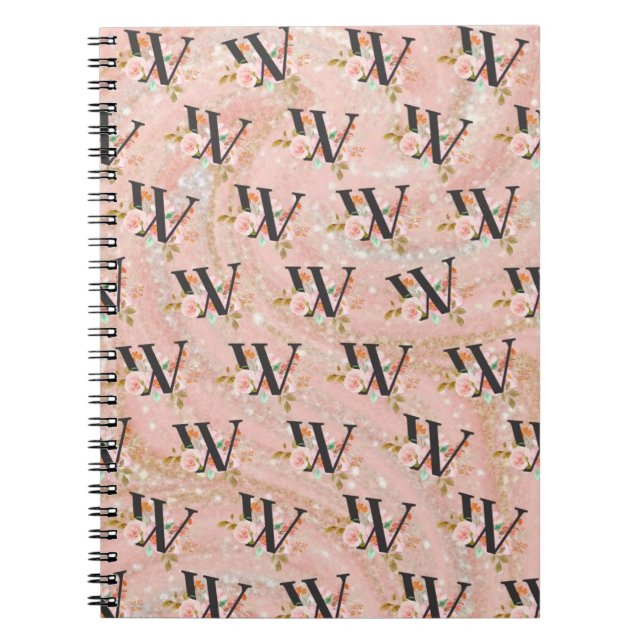 Caderno Espiral Letra W (Frente)