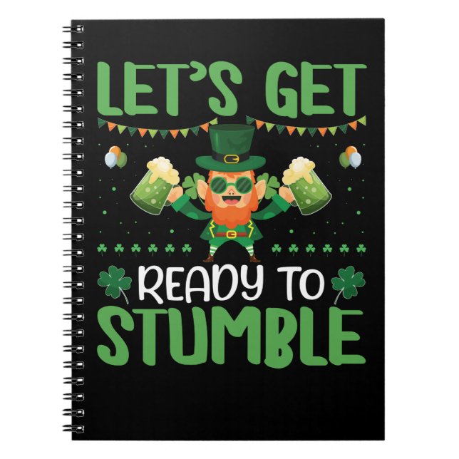 Caderno Espiral Let's Get Ready To Stumble (Frente)