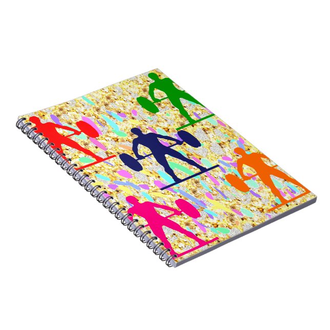 Caderno Espiral Levantamento de peso (Lado Direito)