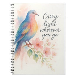 Caderno Espiral Leve Luz para Onde For