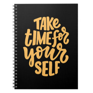 Caderno Espiral Leve tempo para sua própria inspiração