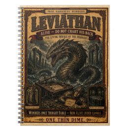 Caderno Espiral Leviatã, Monstro de Circo Vintage