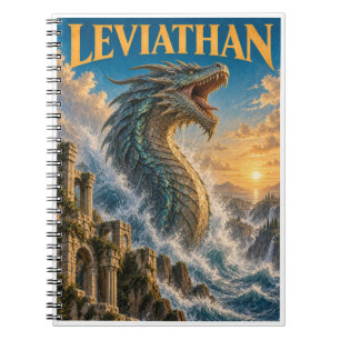 Caderno Espiral Leviatã, Monstro de Fantasia Gótica