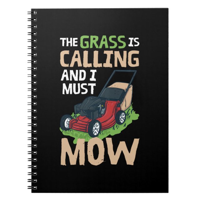 Caderno Espiral Lewn Mower Lawn (Frente)