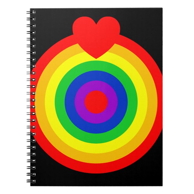 Caderno Espiral #LGBT #love #orgulde #gay #liberdade #parada (Frente)