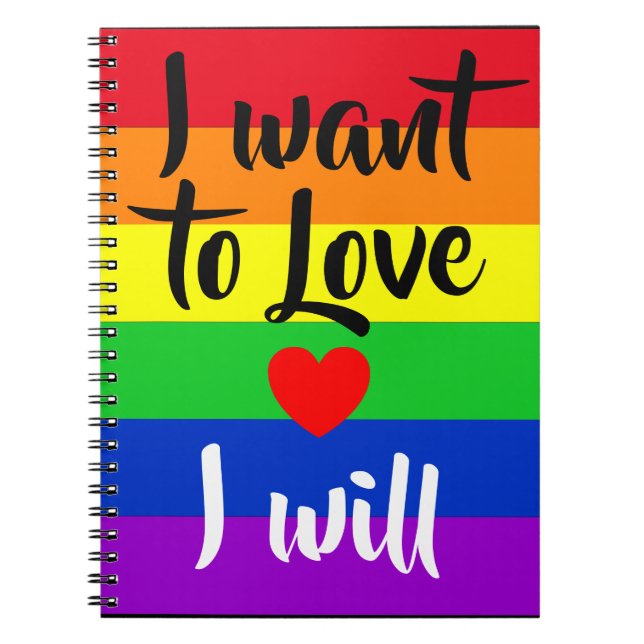Caderno Espiral #LGBT #love #orgulde #gay #liberdade #parada (Frente)