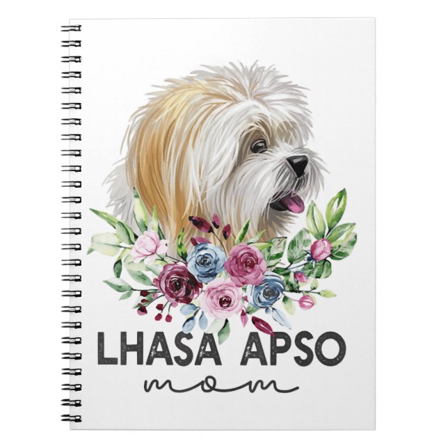 Caderno Espiral Lhasa Apso Shirt Difs Mãe (Frente)