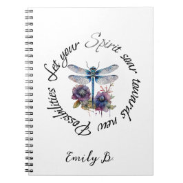 Caderno Espiral Libélula - espírito de novas possibilidades person